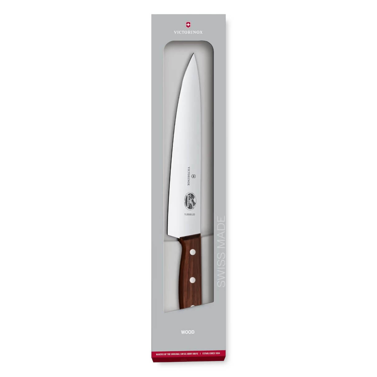 Faca de Chef Victorinox Wood Series de 22 cm com Cabo de Madeira