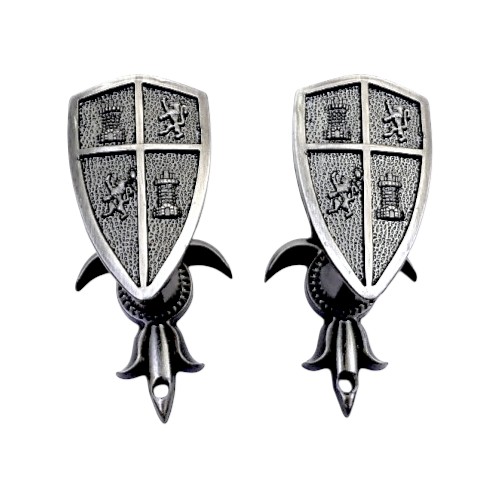 Colgador pared forma escudo Gladius