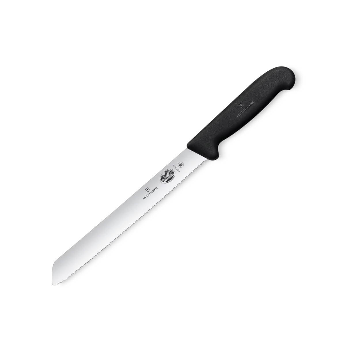 Faca de pão Victorinox com lâmina serrilhada de 21 cm e cabo em T...