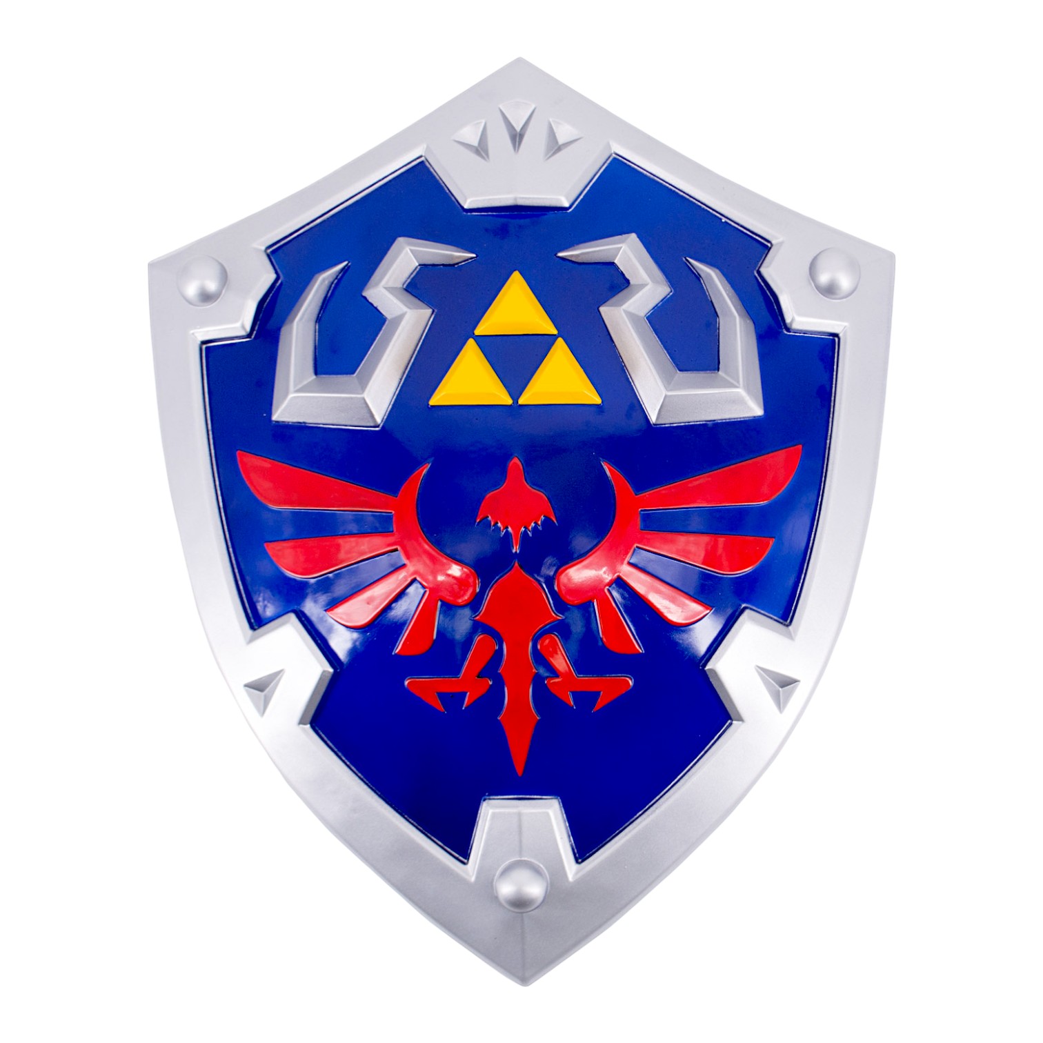 Escudo de Zelda de resina y fibra de vídrio con acoples para llev...