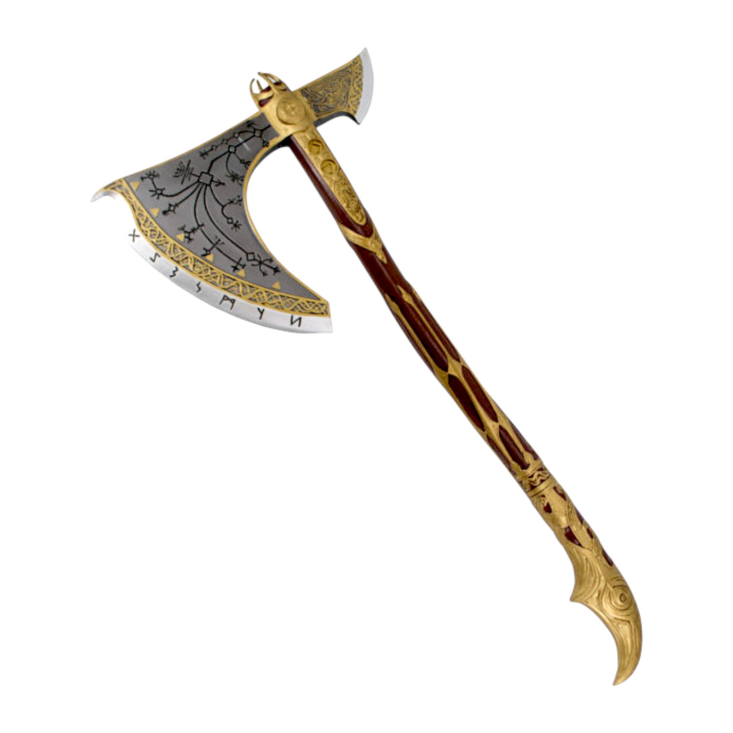 Hacha de Kratos de God of War de fibra de nylon 100x47 cm
