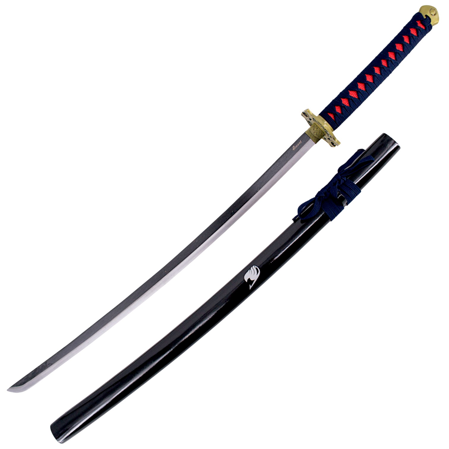Katana de Erza Scarlet de Fairy Tail negra con hoja de 68 cm