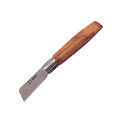 Navaja de injertar Don Benito con mango de madera con virola y ho...