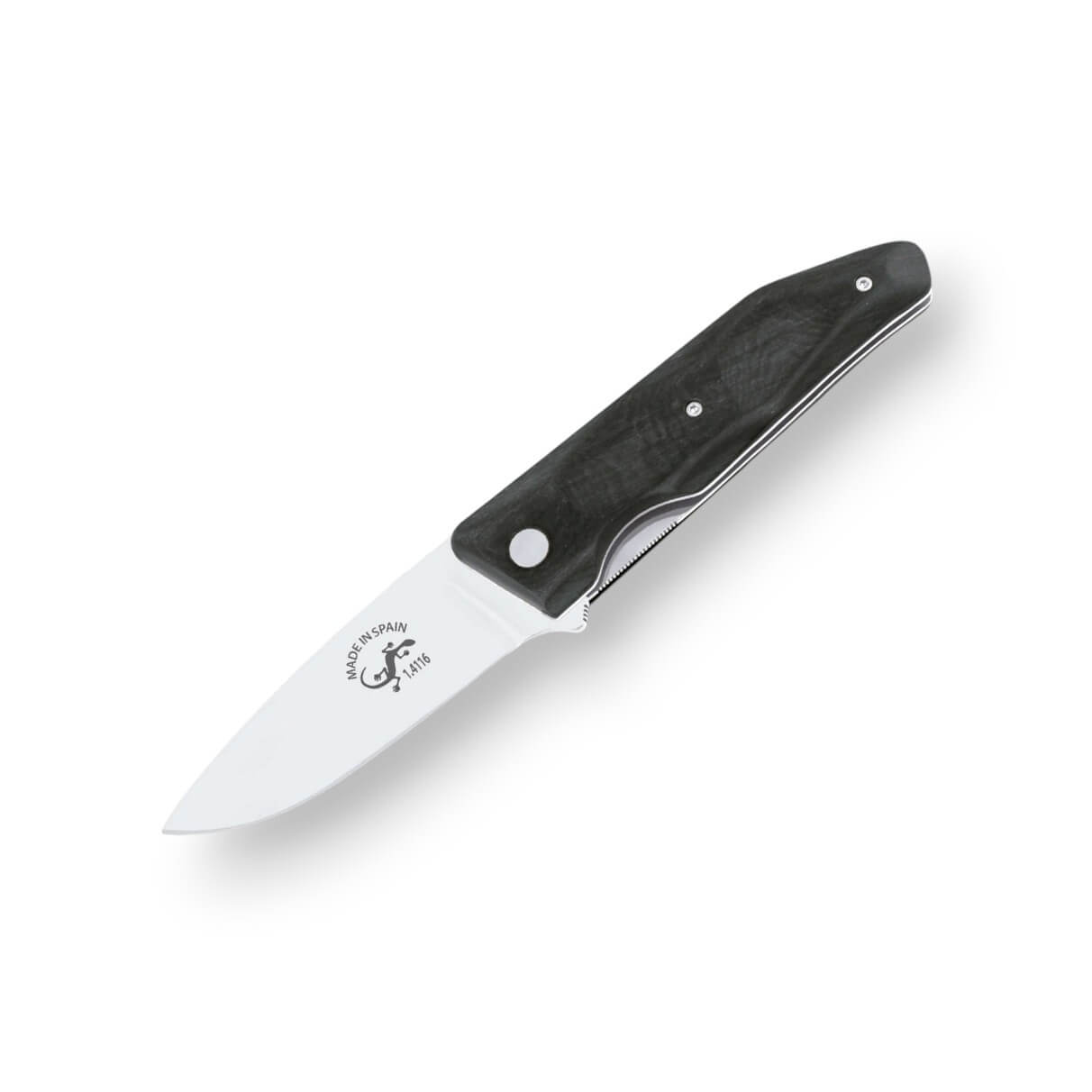 Navaja de bolsillo con hoja ancha de 80 mm y mango de HDM-300 con...