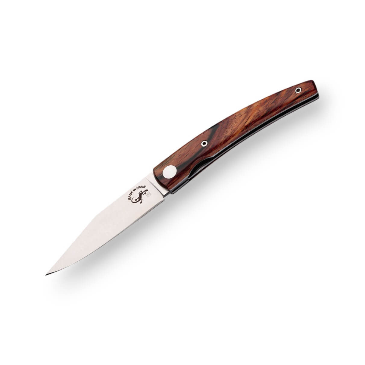 Navaja de bolsillo Lola con mango de madera de cocobolo y hoja de 7.8 cm con linerlock