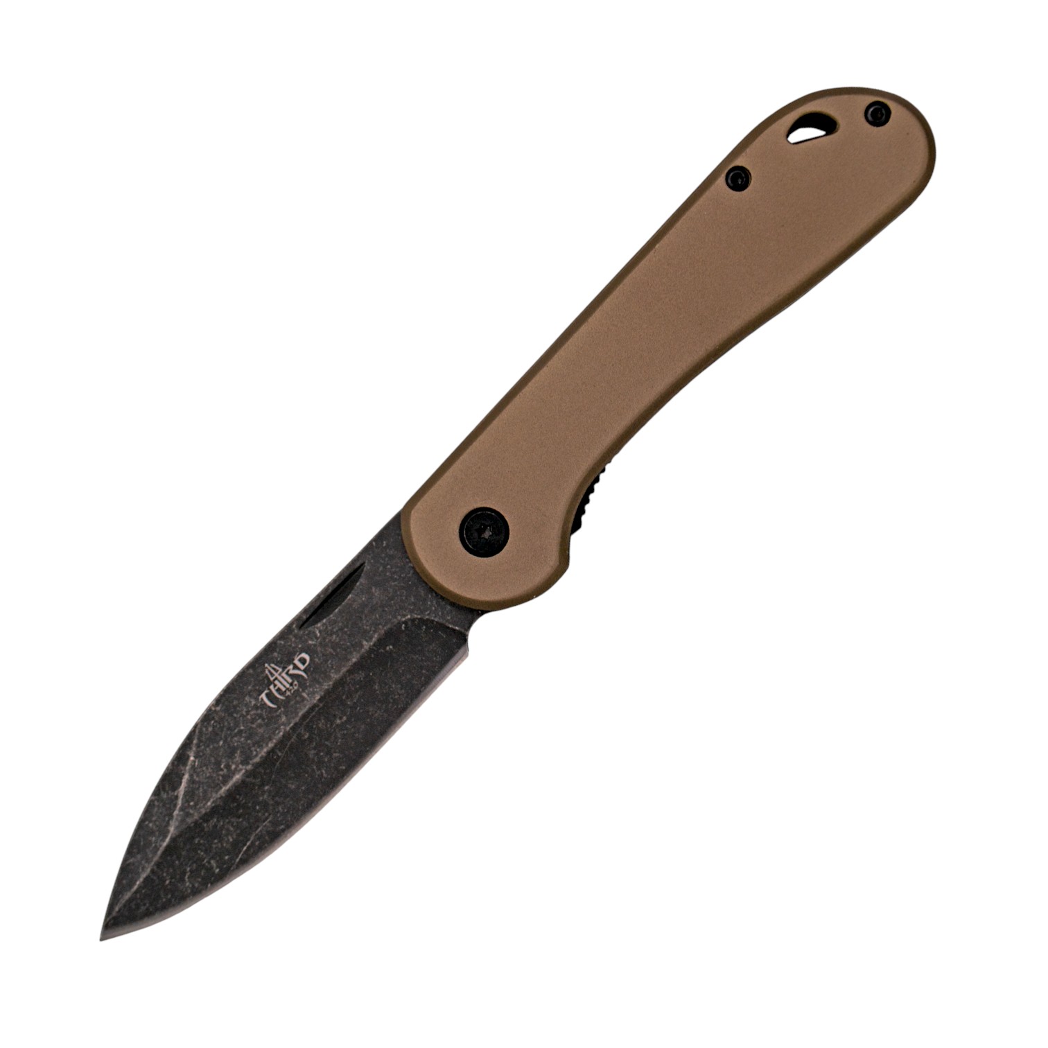 7.8 cm pocket knife, 420 stainless steel with stone finish, liner...