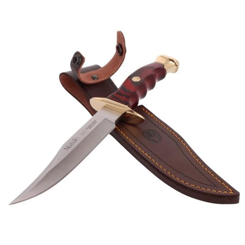 Cuchillo Bowie 16 Muela con mango de estamina y hoja de 16 cm