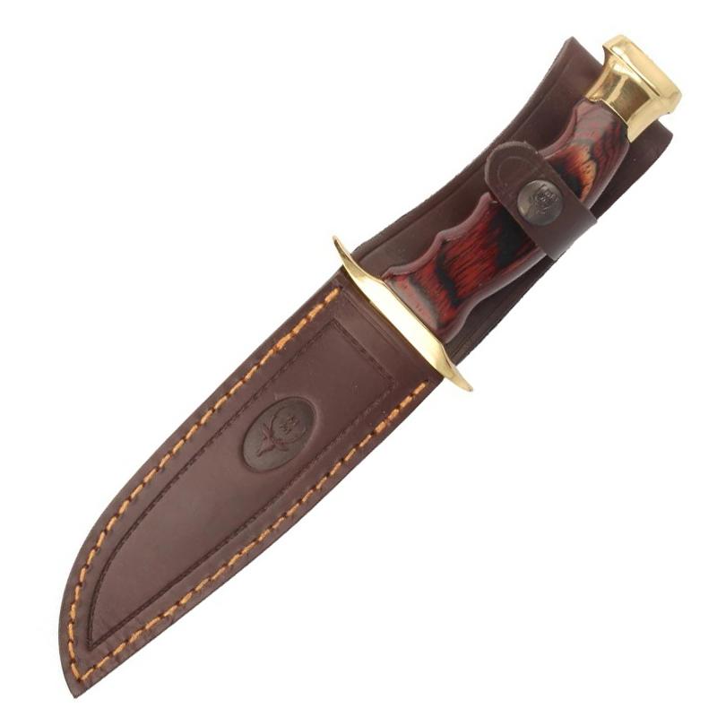 Cuchillo Bowie 14 Muela con mango de estamina y hoja de 14 cm