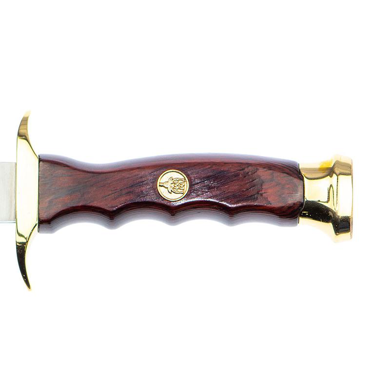 Cuchillo Bowie 10 Muela con mango de estamina y hoja de 10 cm