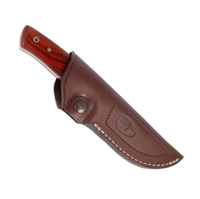 Cuchillo de caza Muela Kodiak con cachas de madera de cocobolo y virola de alpaca