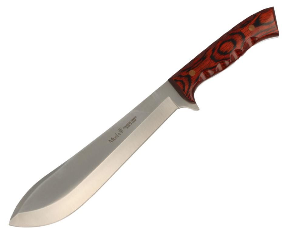 Machete Muela con mango de madera rosewood y hoja enteriza de 22 ...