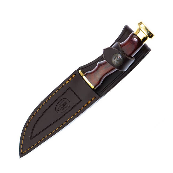 Cuchillo de caza Muela Bowie con mango de estamina y hoja de 10 cm BWF-10