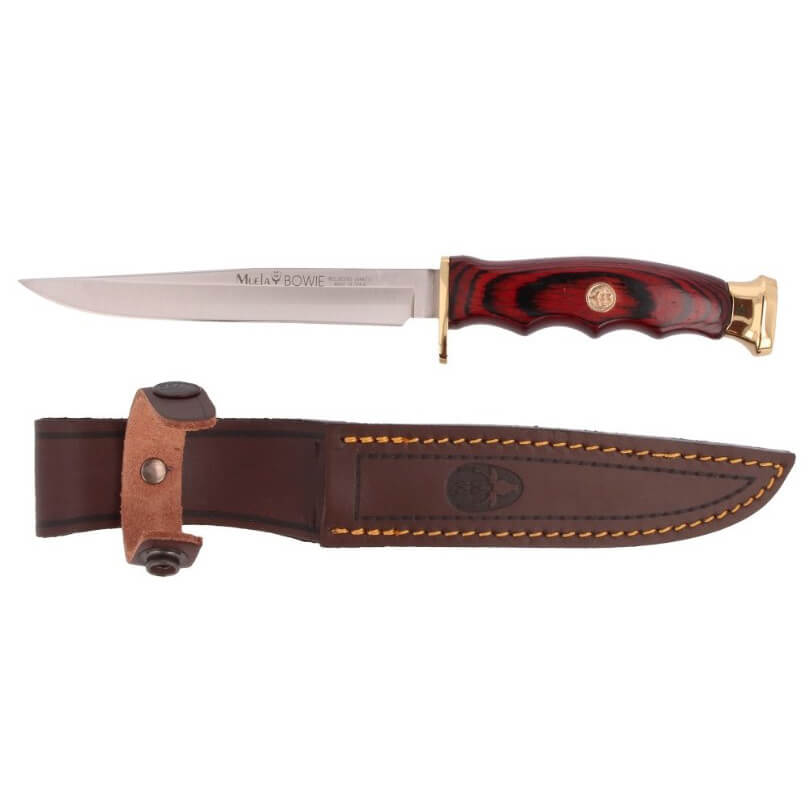 Cuchillo de caza Muela BWF-14 con mango de asta de ciervo y hoja de 14 cm