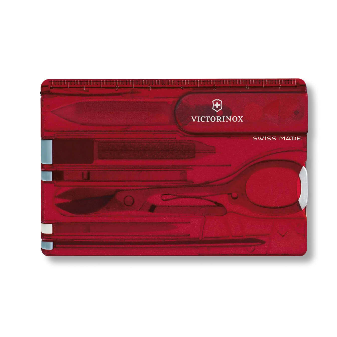 Victorinox Classic Swiss Card vermelho com 10 funções