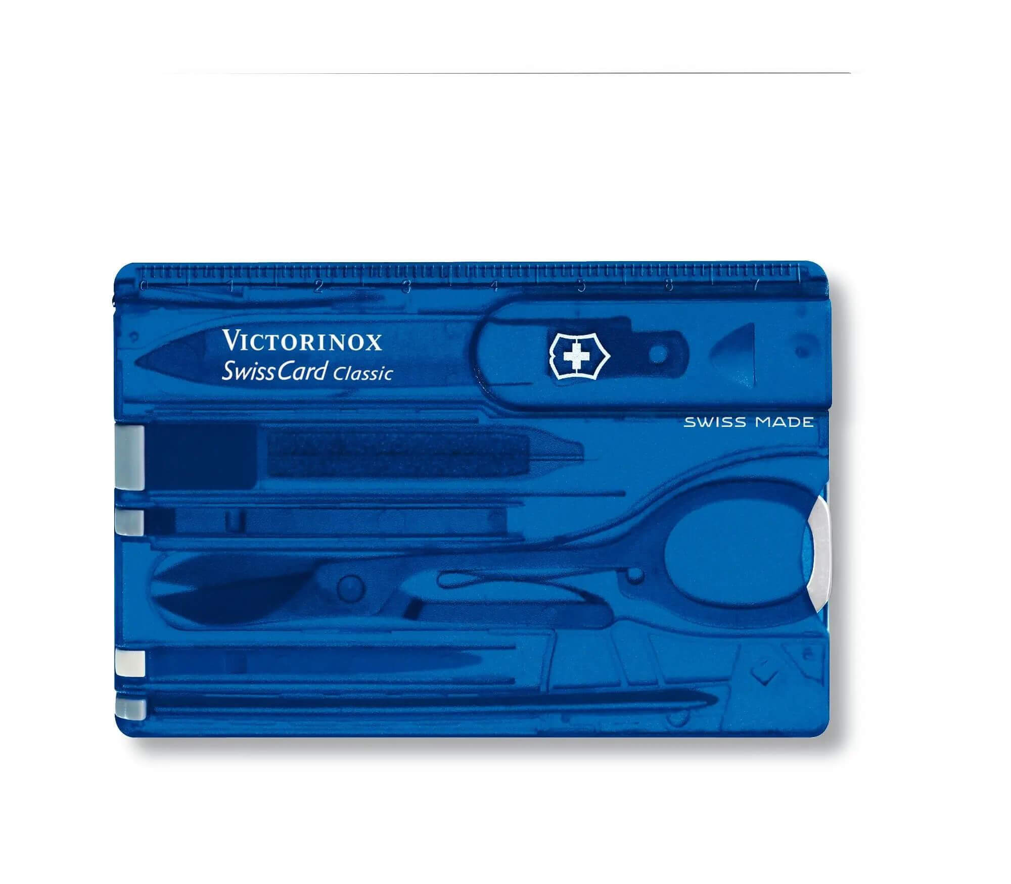 Cartão suíço Victorinox Classic Blue com 10 funções