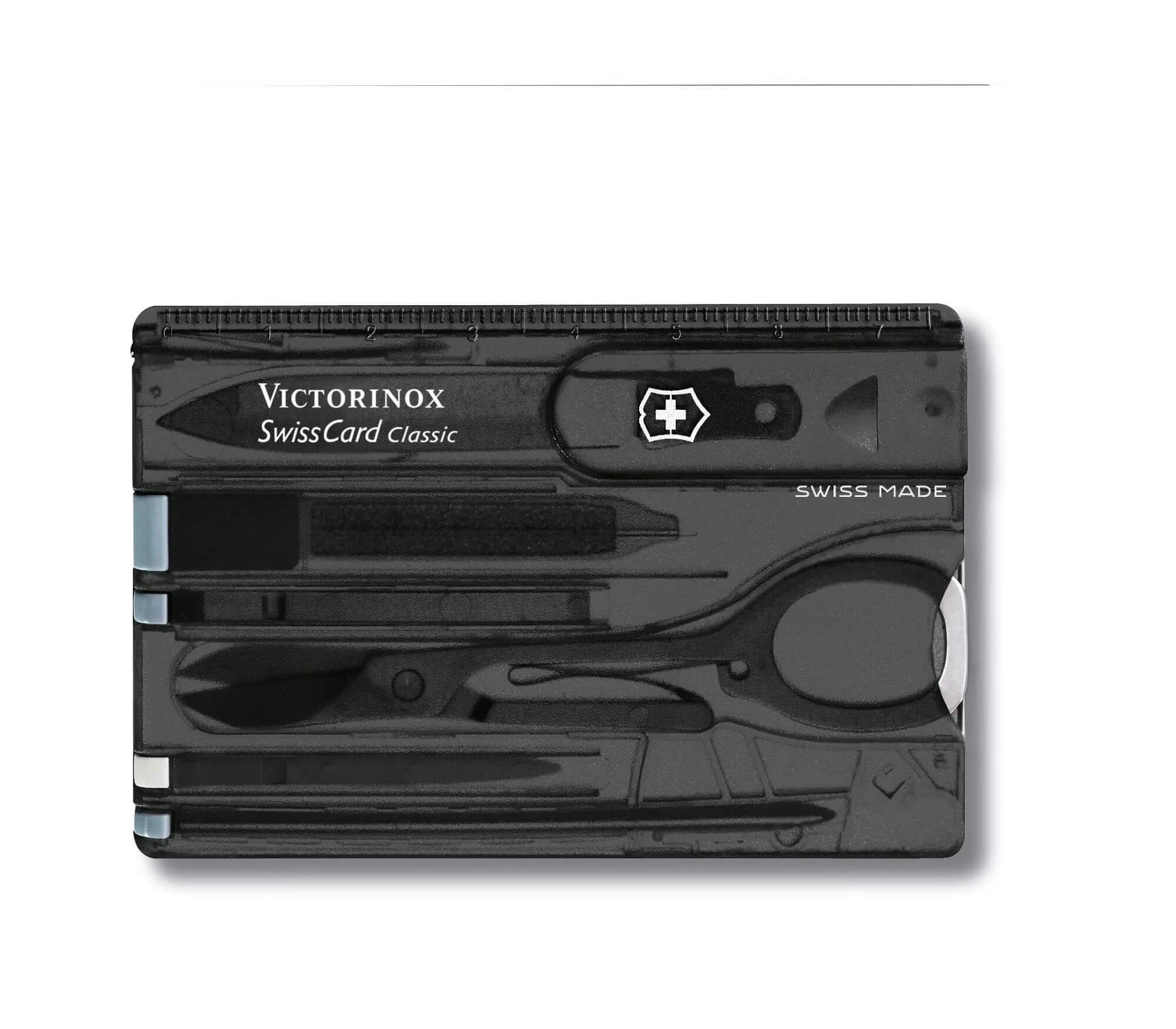 Victorinox Classic Swiss Card preto com 10 funções