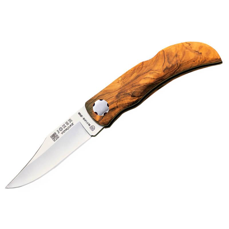 Canivete Joker Torcaz com cabo em madeira de oliveira e lâmina de...