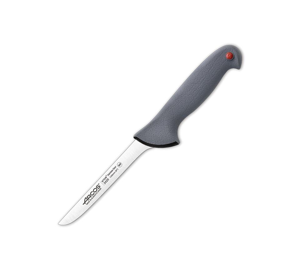 Cuchillo deshuesador recto con hoja de 13 cm Arcos Colour prof