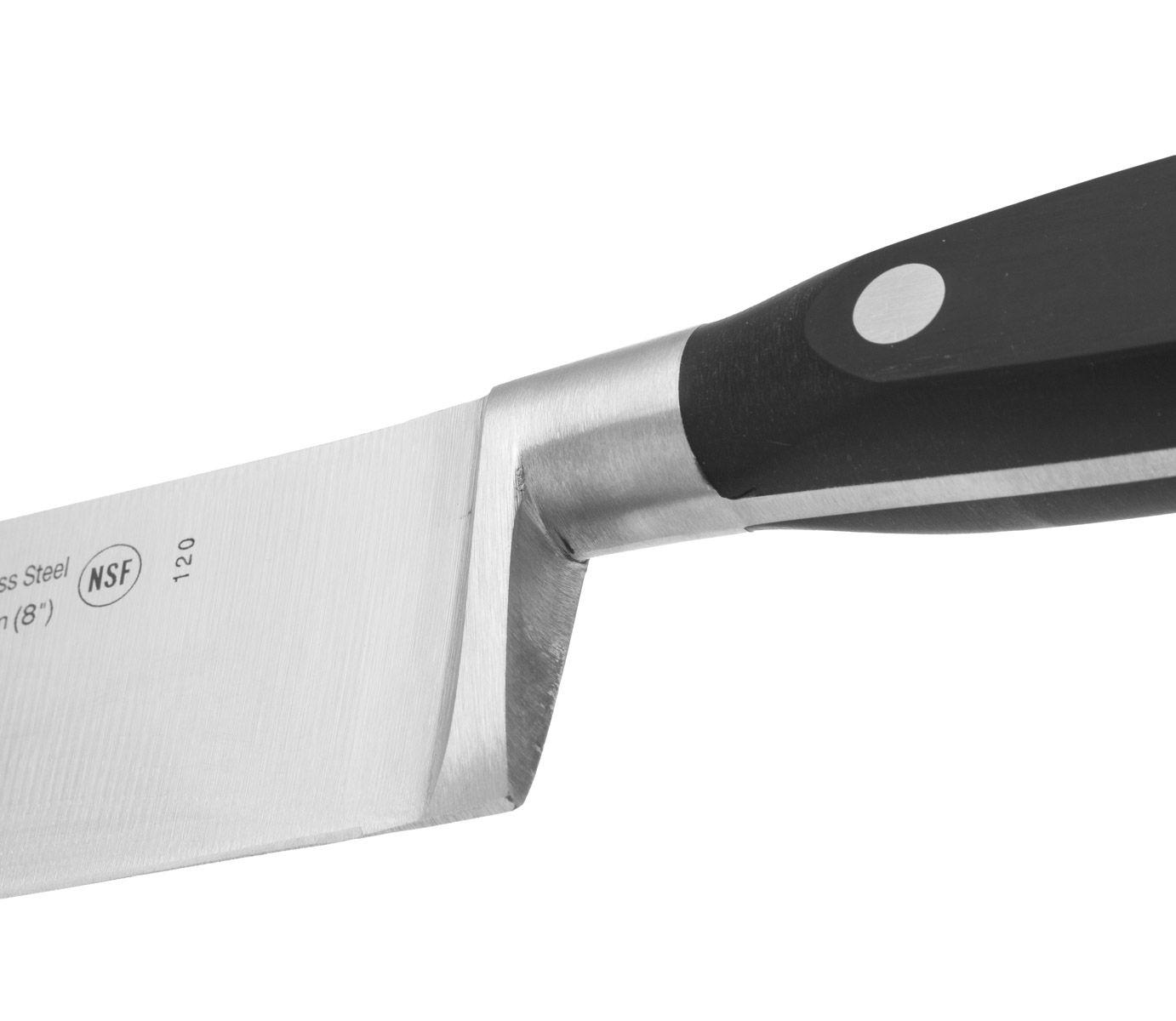 Arcos Riviera Schwarz Riviera Kochmesser mit 20 cm NITRUM-Stahlklinge