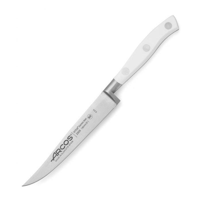 Cuchillo chuletero Arcos Riviera Blanca con hoja de 13 cm