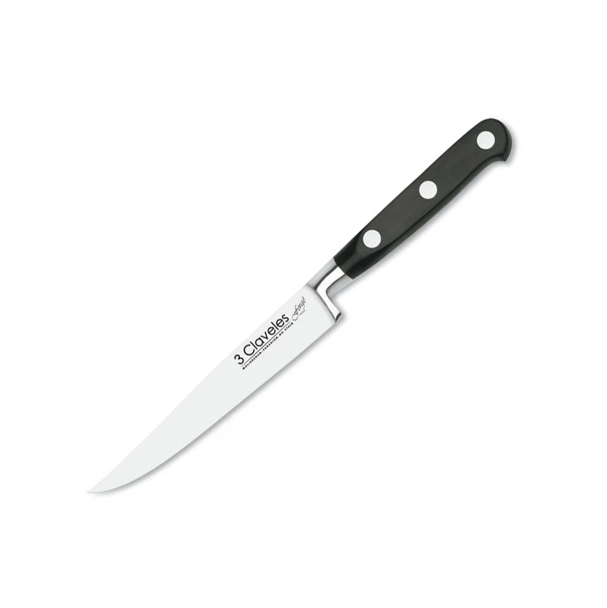 Cuchillo chuletero 3 Claveles forgé con hoja de 12 cm y mango de ...