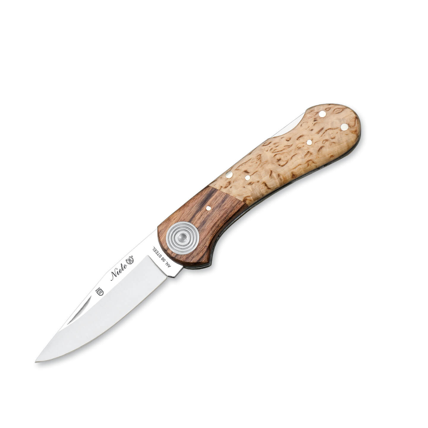 Couteau de poche Nieto Coyote avec manche en bouleau et palissand...