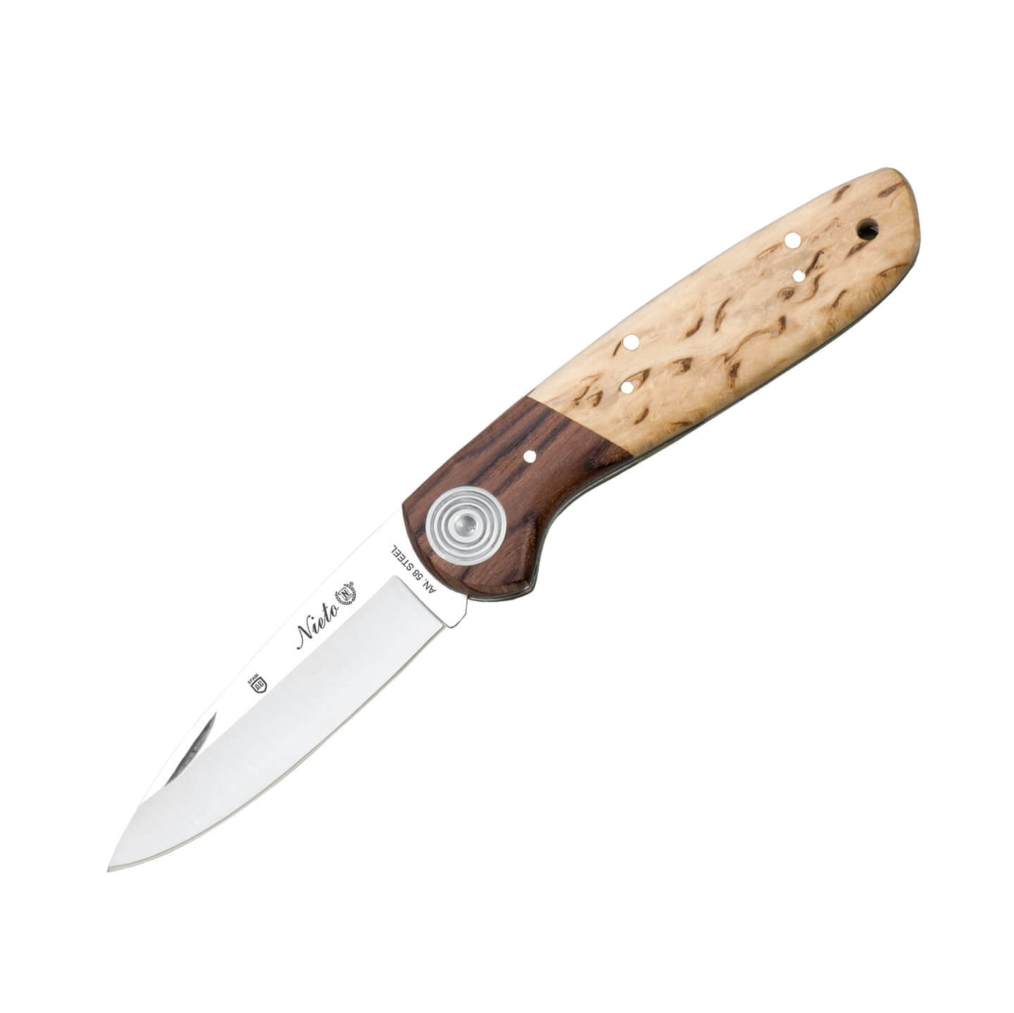 Couteau de poche Nieto Coyote avec manche en bouleau et palissand...