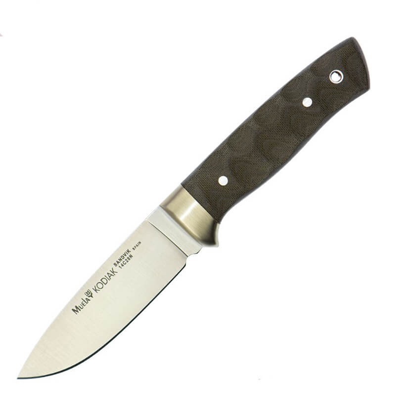 Cuchillo de supervivencia Muela Kodiak 10G con cachas de micarta ...