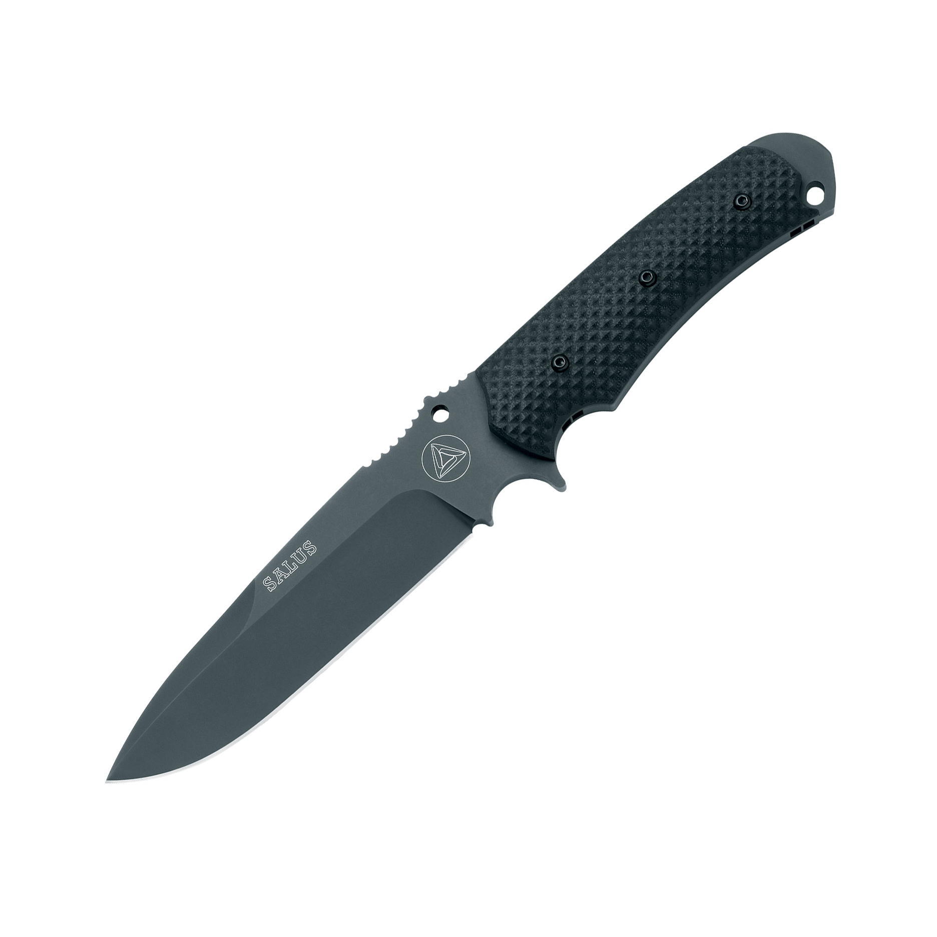Faca tática Fox Military Combative Edge Salus com cabo G10 e lâmi...