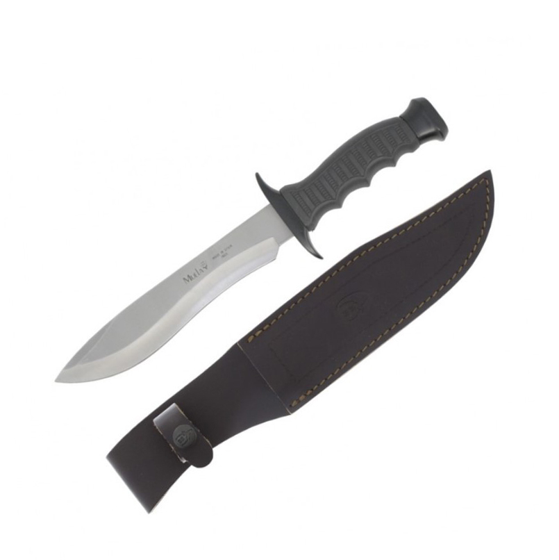 Muela 85-181 hunting knife with black rubber and zamak handle and 18 cm blade