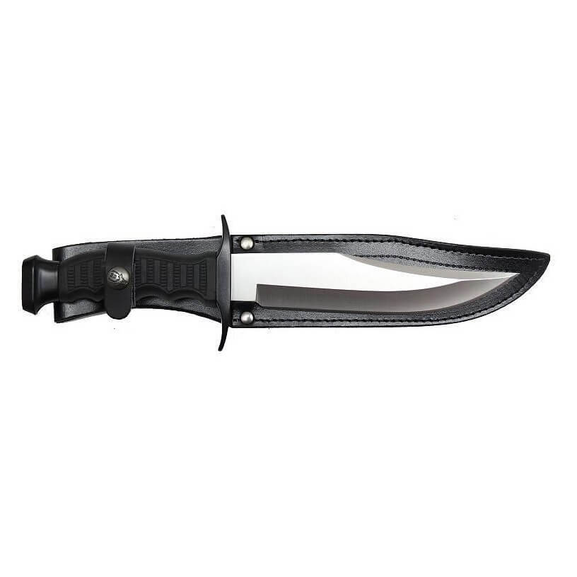 Cuchillo con puño de goma y zamak negro Muela Big Mountain 95-181