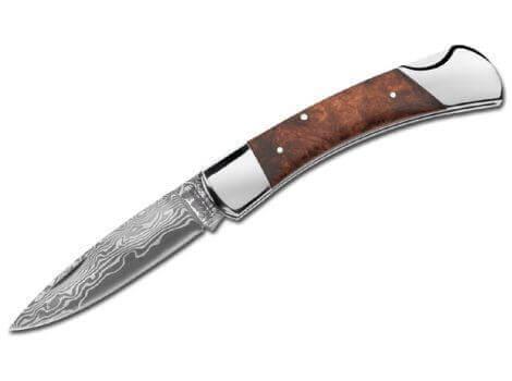 Navaja con hoja de acero damasco Boker Magnum Lord