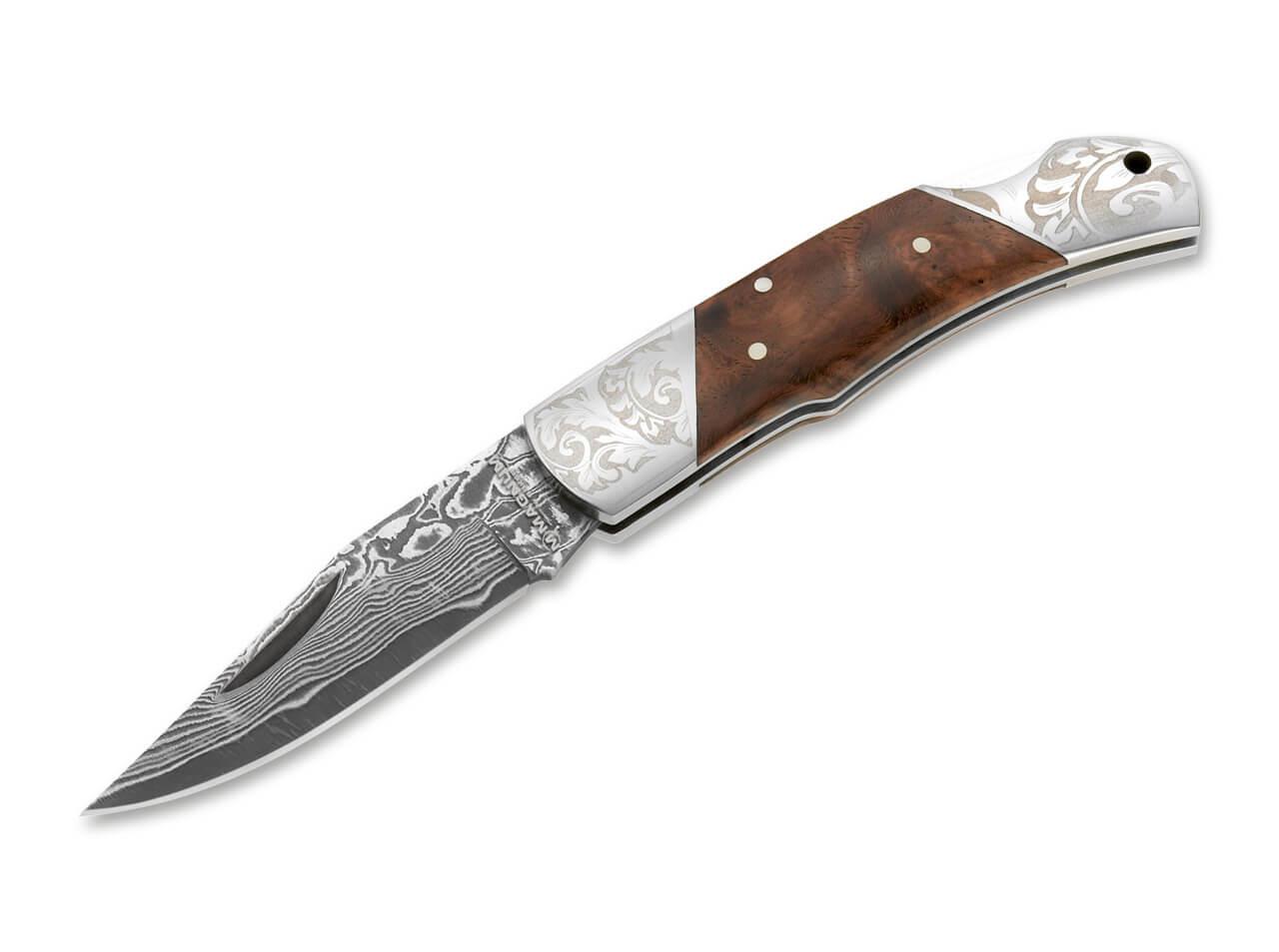 Navaja de acero de Damasco Magnum Damascus Duke