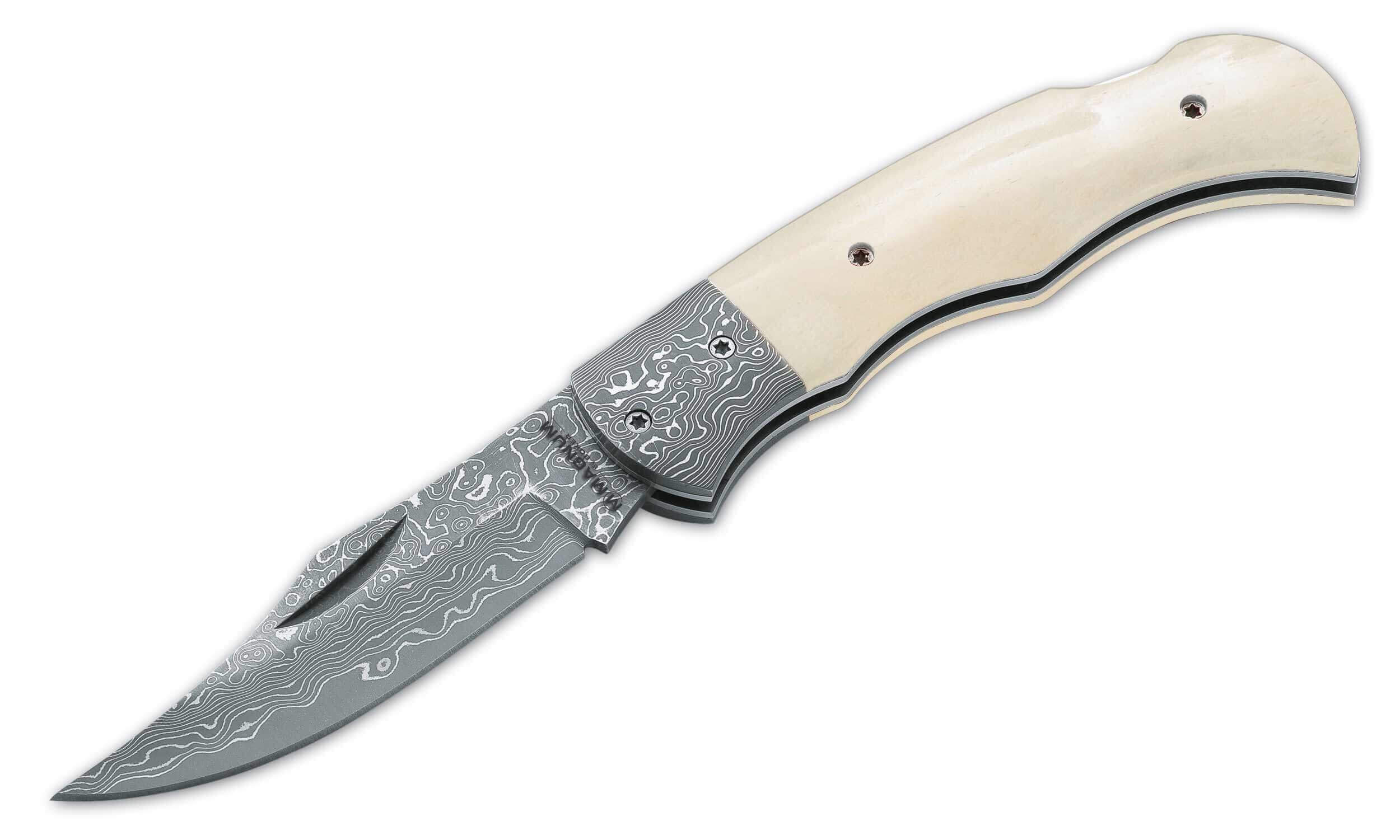 Navaja de bolsillo Boker Magnum Damascus Bone