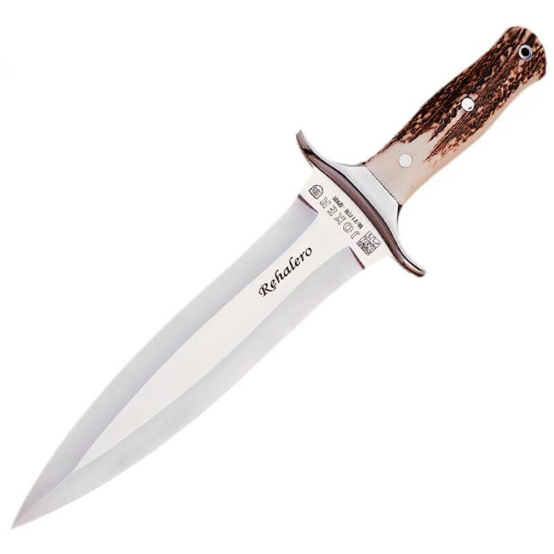 Cuchillo de caza Joker Rehalero con puño de asta de ciervo