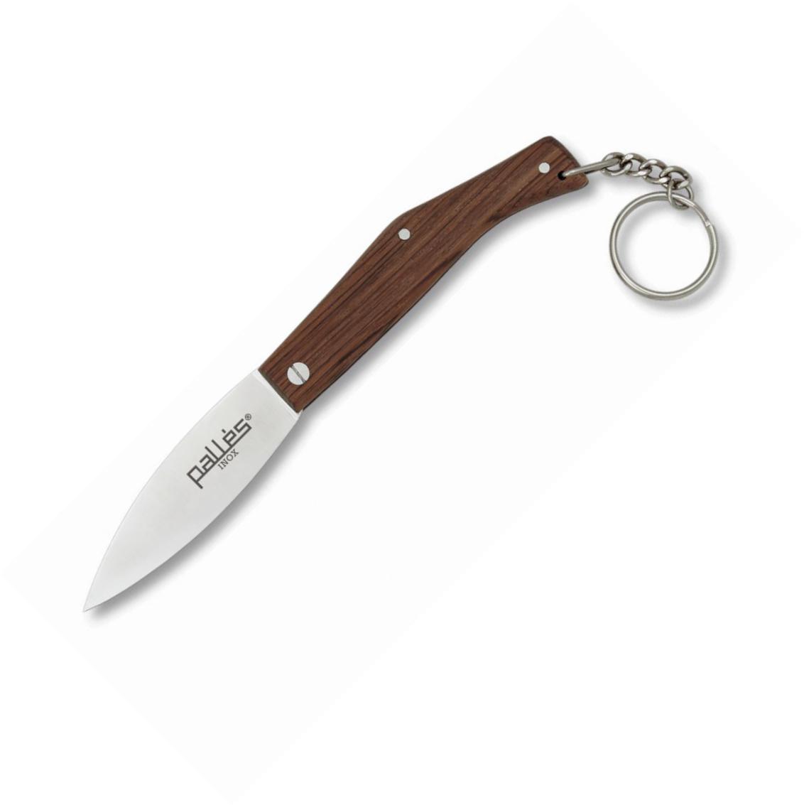 Blister de 12 Navajas llavero PALLES Nº000 de Madera, hoja de 5 c...