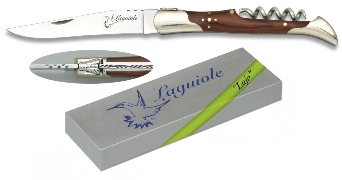 Albainox Laguiole pocket knife with stamina handle, corkscrew, al...