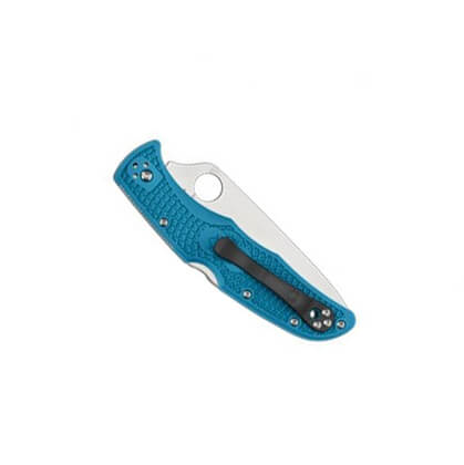 Canivete Spyderco Endura 4 com lâmina VG10 e cabo FRN azul