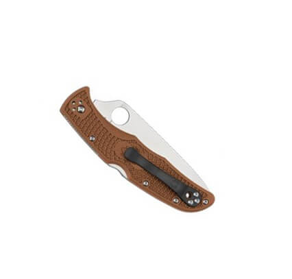 Canivete Spyderco Endura 4 com lâmina VG10 e cabo FRN marrom