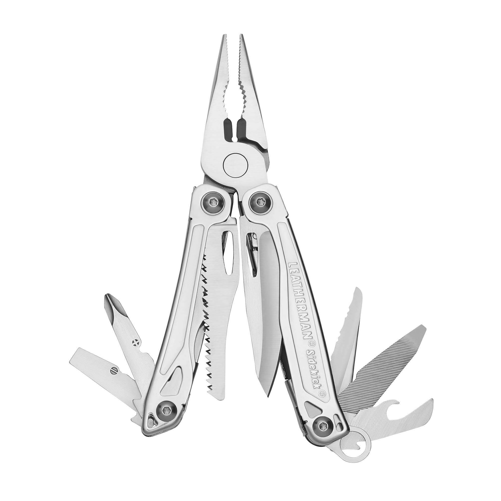 Alicate multiusos Leatherman Sidekick acero inox con funda de nyl...