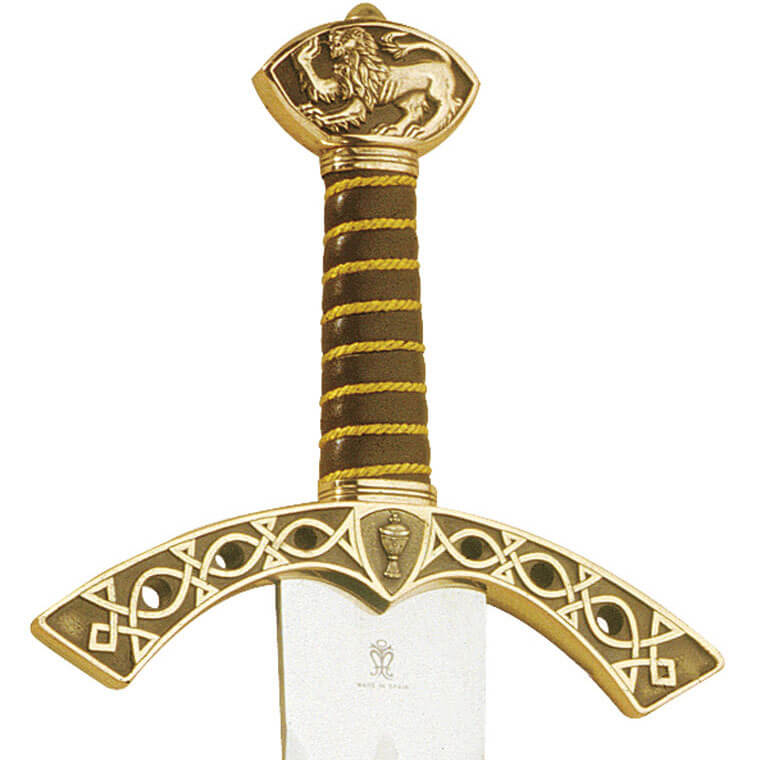 Espada Sir Lancelot Du Lac com punho de bronze Marto 538