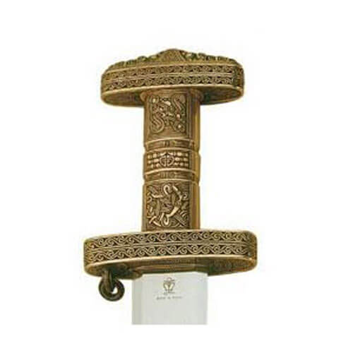 Nordic Viking sword from Oslo with bronze handle Marto 520