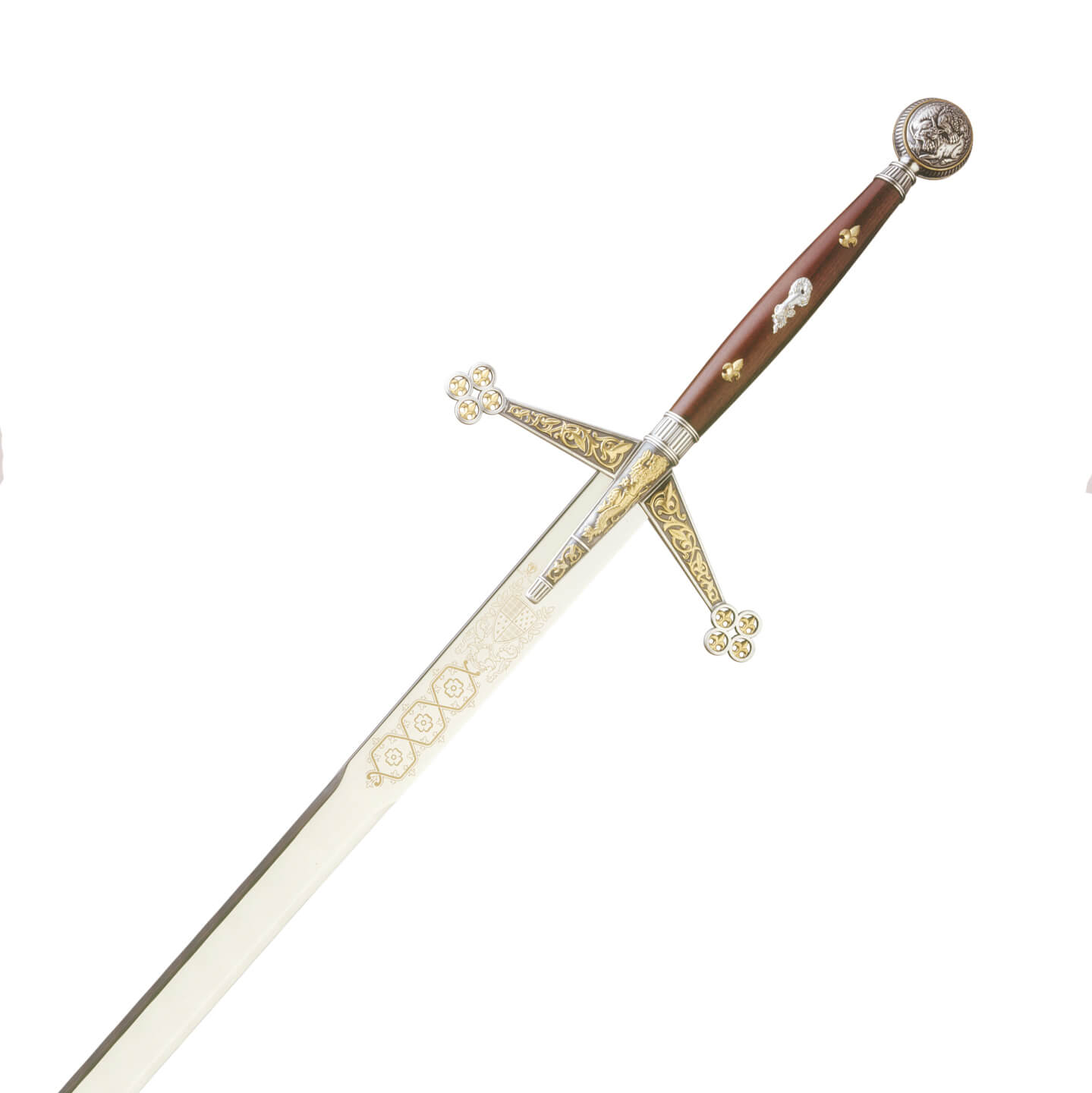 Claymore greatsword with wooden handle with Marto 751 decorations