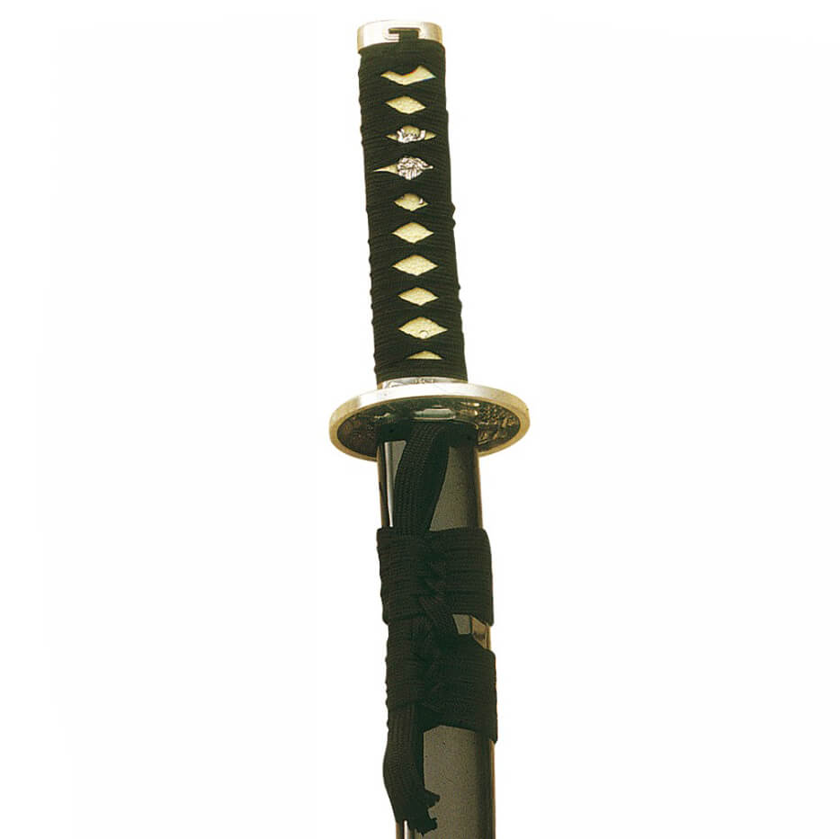 75 cm black wooden wakizashi with black sheath Marto 351