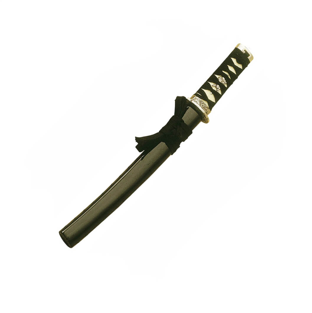 Tanto preto de 45 cm com bainha preta Marto 650