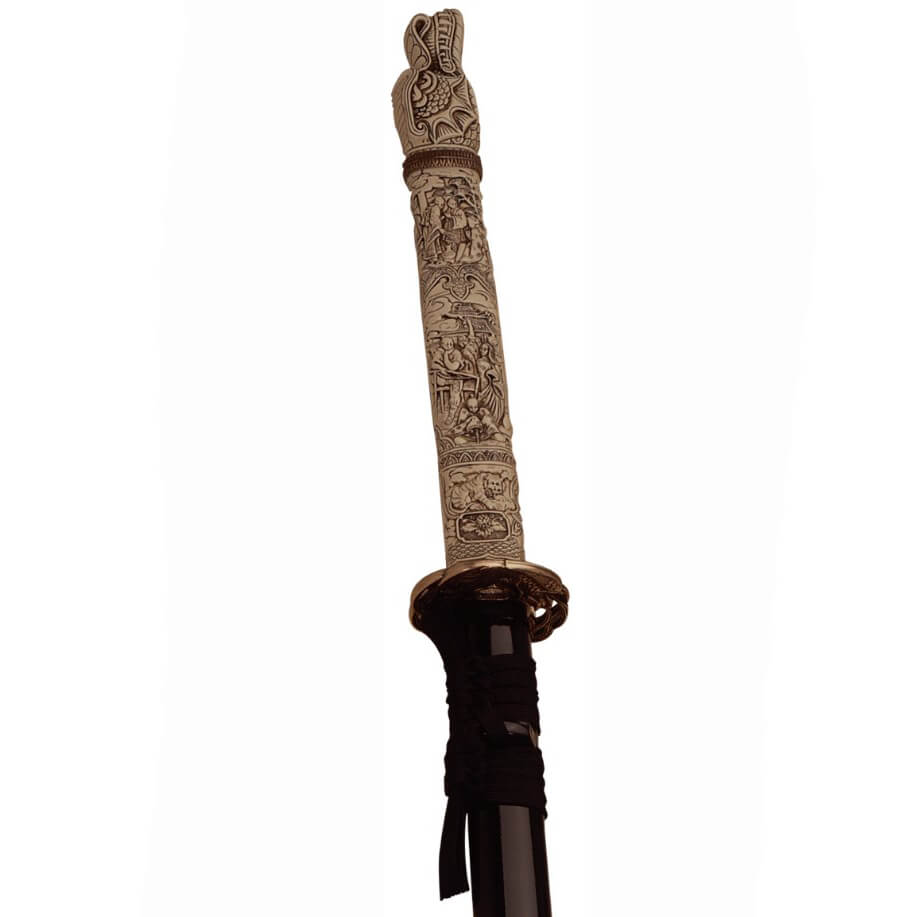 Katana imortal com bainha preta Marto 417