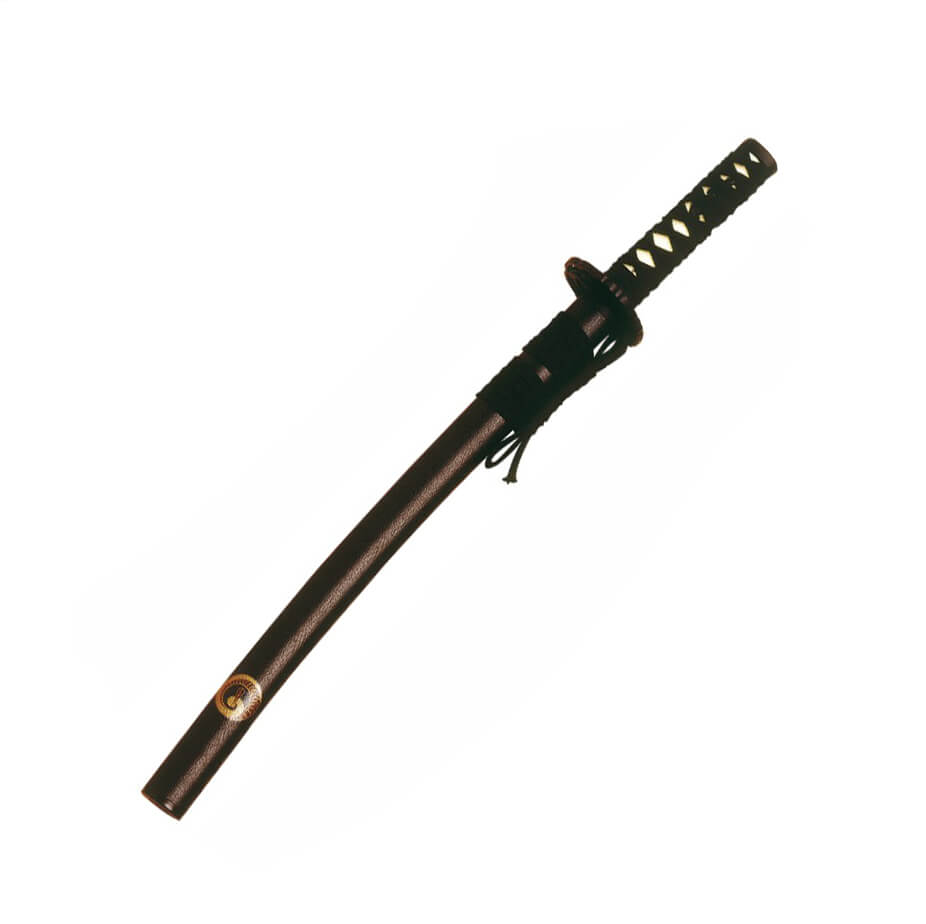 Wakizashi Grulla negra con empuñadura encordada Marto 230 de 75 c...