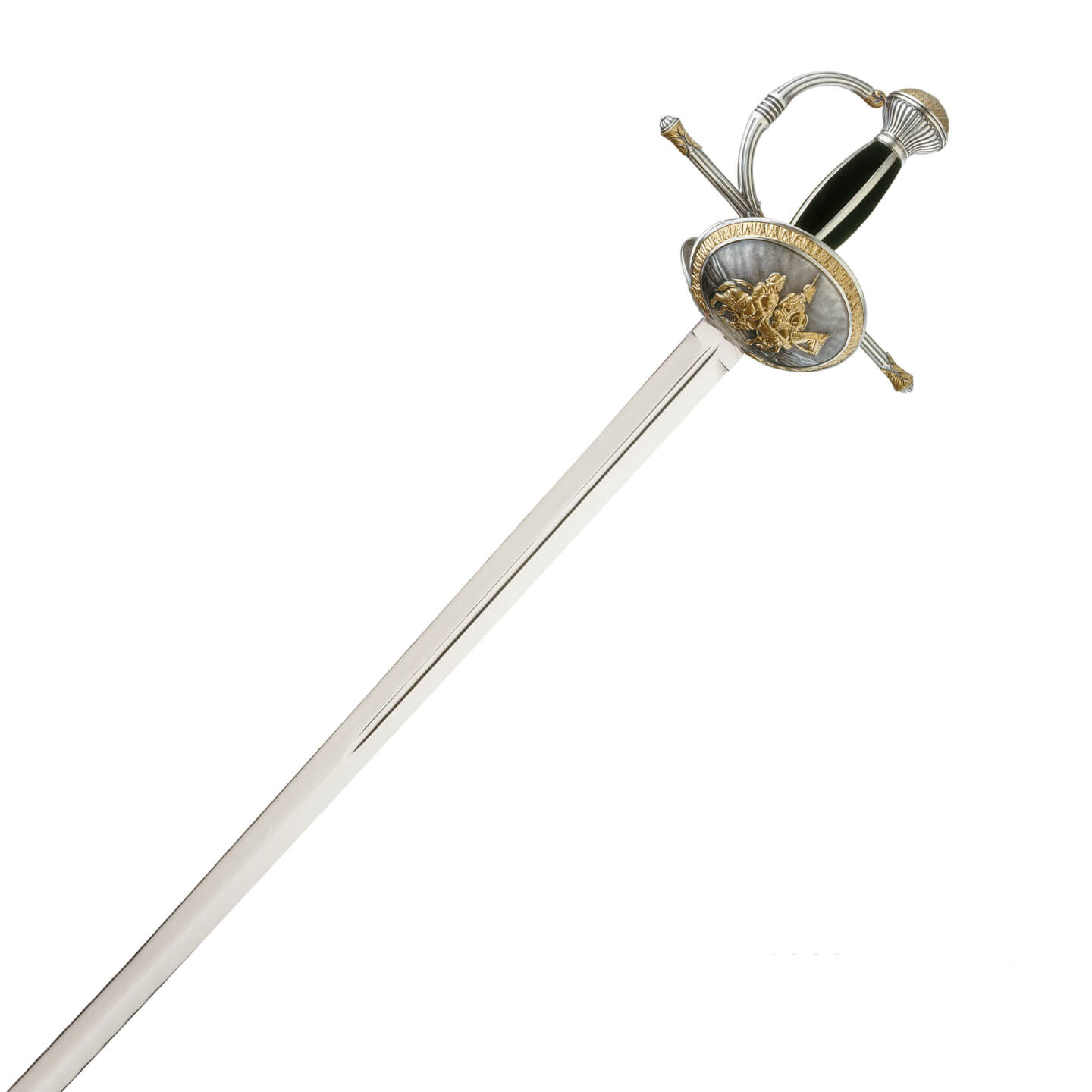 Don Quixote sword with silver hilt and gold decorations Marto 750