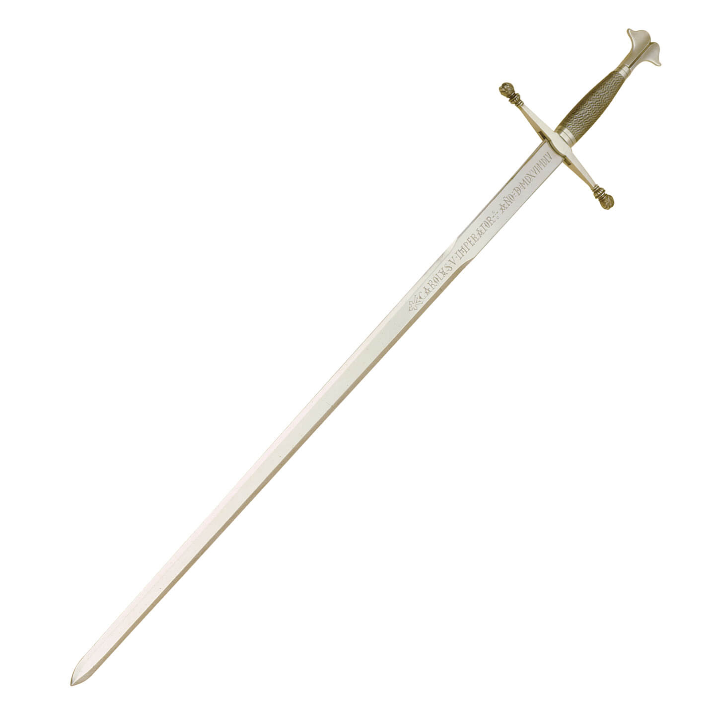 Sword of Charles V bronze with engraved blade Marto 381