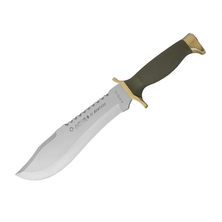 Faca Militar Aitor Montero 16011 com lâmina de cetim